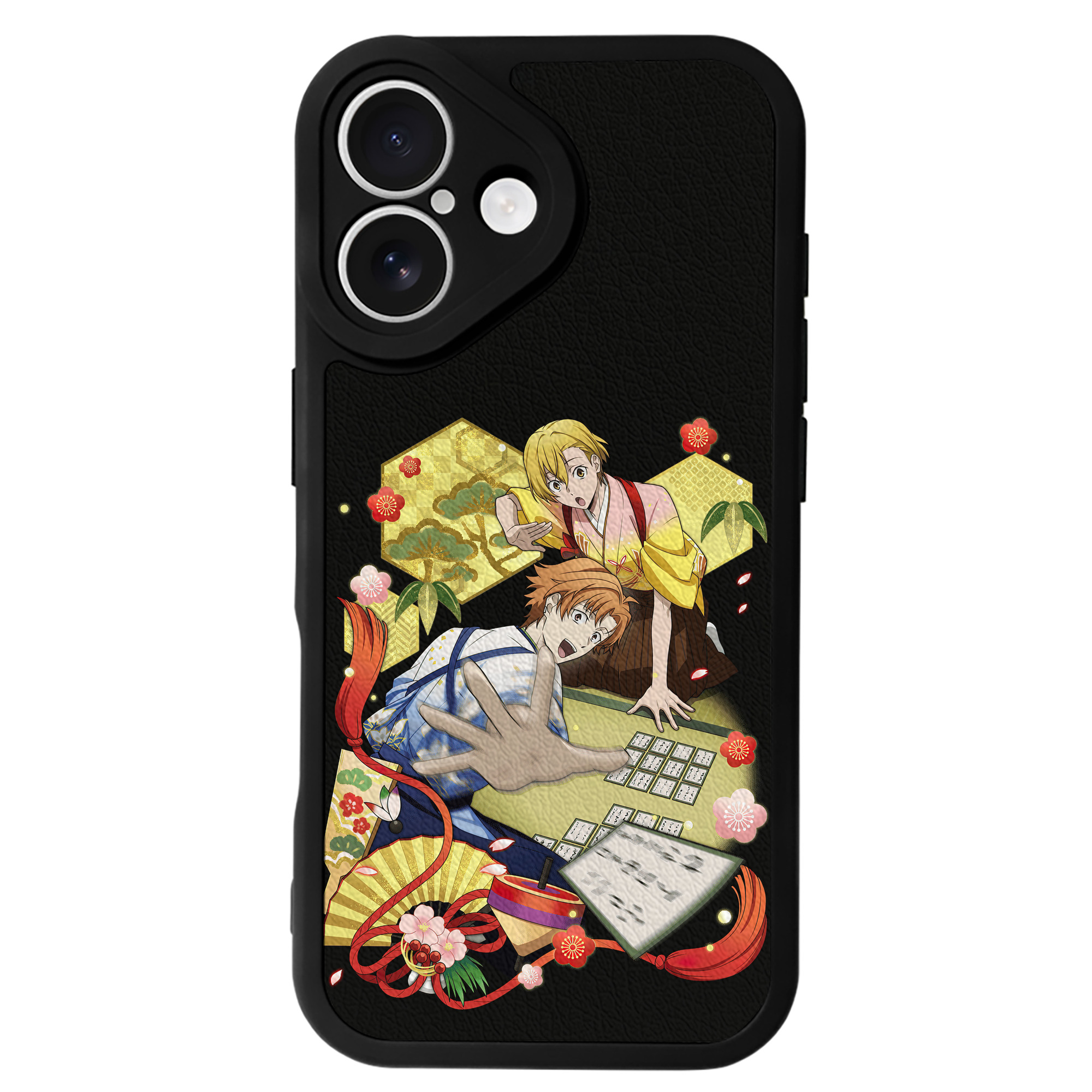 （画像用） 文豪ストレイドッグス Bungo Stray Dogs 【iPhone 16シリーズ対応】シリコンスマホケース（レザー調） 材質：シリコン